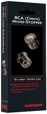 AudioQuest RCA (Cinch) Noise-Stopper Caps - Set of 10 - New - Authorized Dealer