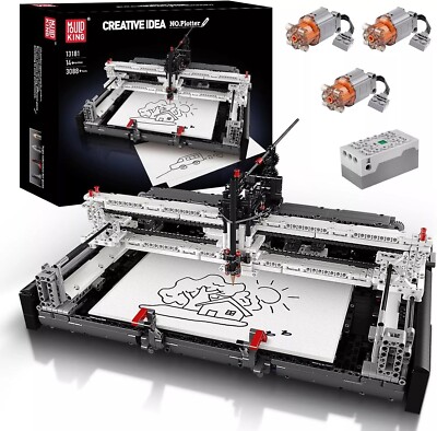 Mould King 13181 Technologie Plotter Set für Erwachsene Baustein Spielzeug 3088 Teile
