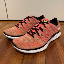 nike free flyknit nsw mens orange