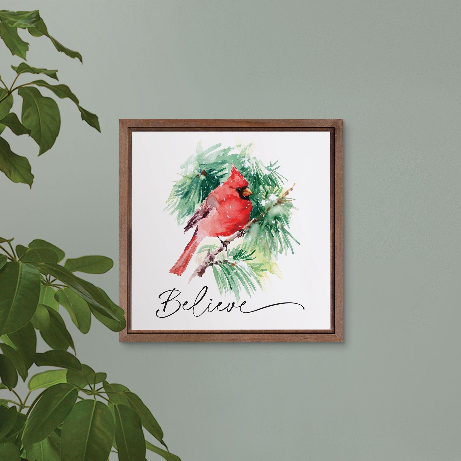 FRAMED ARTBELIEVE CARDINAL eBay