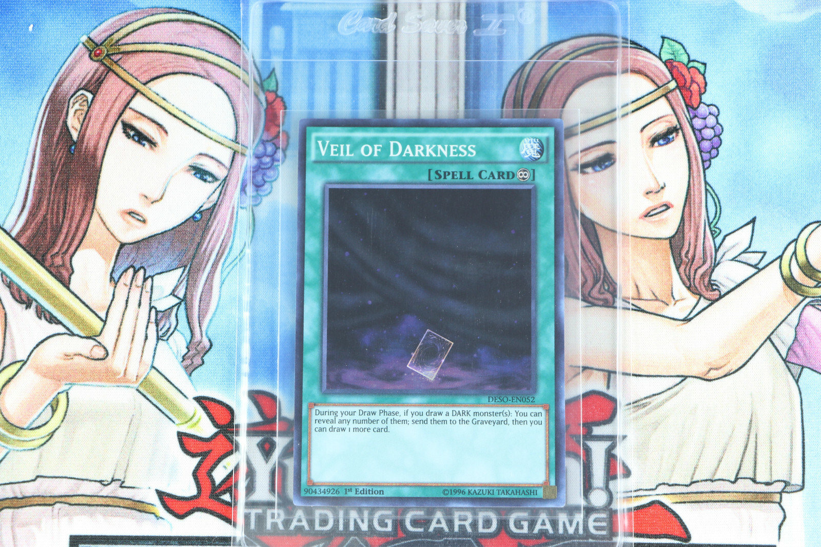 Yu-Gi-Oh! Veil Of Darkness Spell Card – Super Rare 1st Edition From Destiny Soldiers Set
