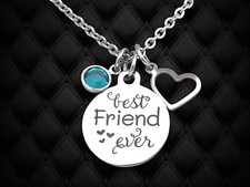 Best Friend Ever Necklace, Gift for Friend, Friend Birthday, Jewelry Best Friend