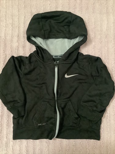 Nike, schwarz, mit Kapuze, Säugling, Kleinkind, leichte Jacke. Größe 2T. Guc!