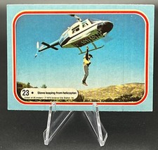 1975 Donruss Six Million Dollar Man #23 Steve Leaping From Helicopter  VG