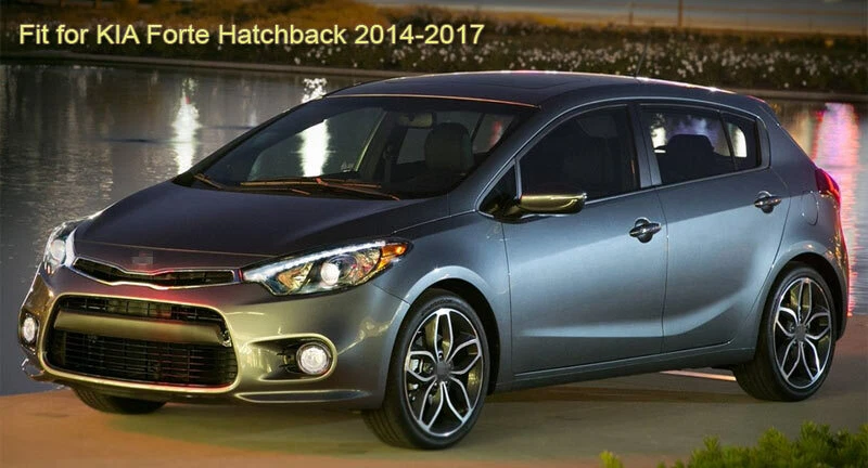 4Pcs Car Mud Flaps Splash Guard Mudguard Fender for 2014-2017 KIA Forte5 5-Door — 第 2/4 张图片