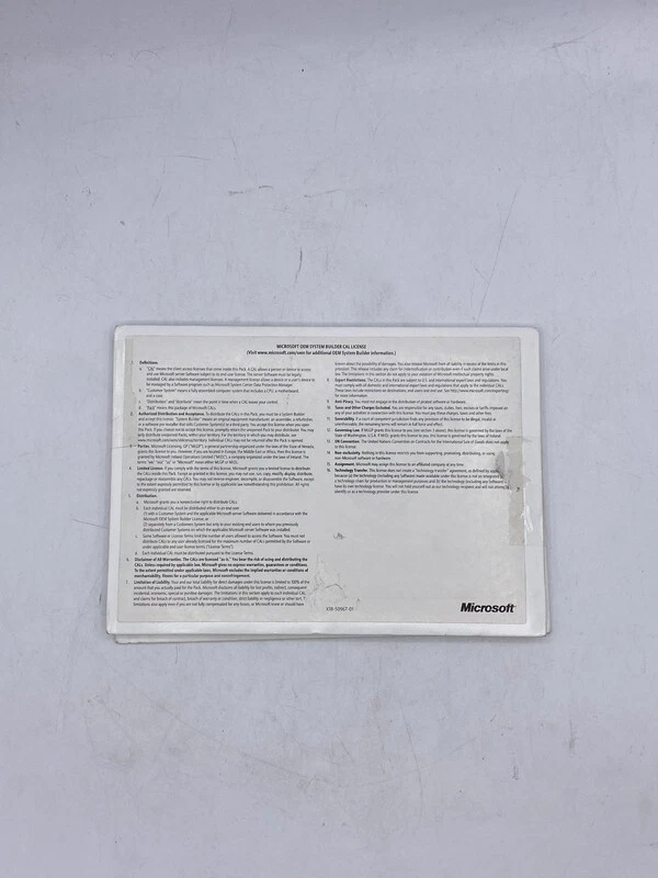 MICROSOFT OEM R18-05867 MICROSOFT SERVER 2019 5 USER CAL LICENSE - Image 3 of 4
