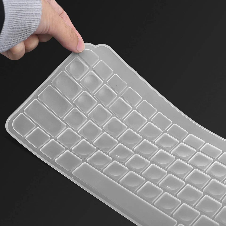 Keyboard Protector for Logi tech MX Keys Mini Clear Keyboard Cover Silicone Skin - Image 2 of 4