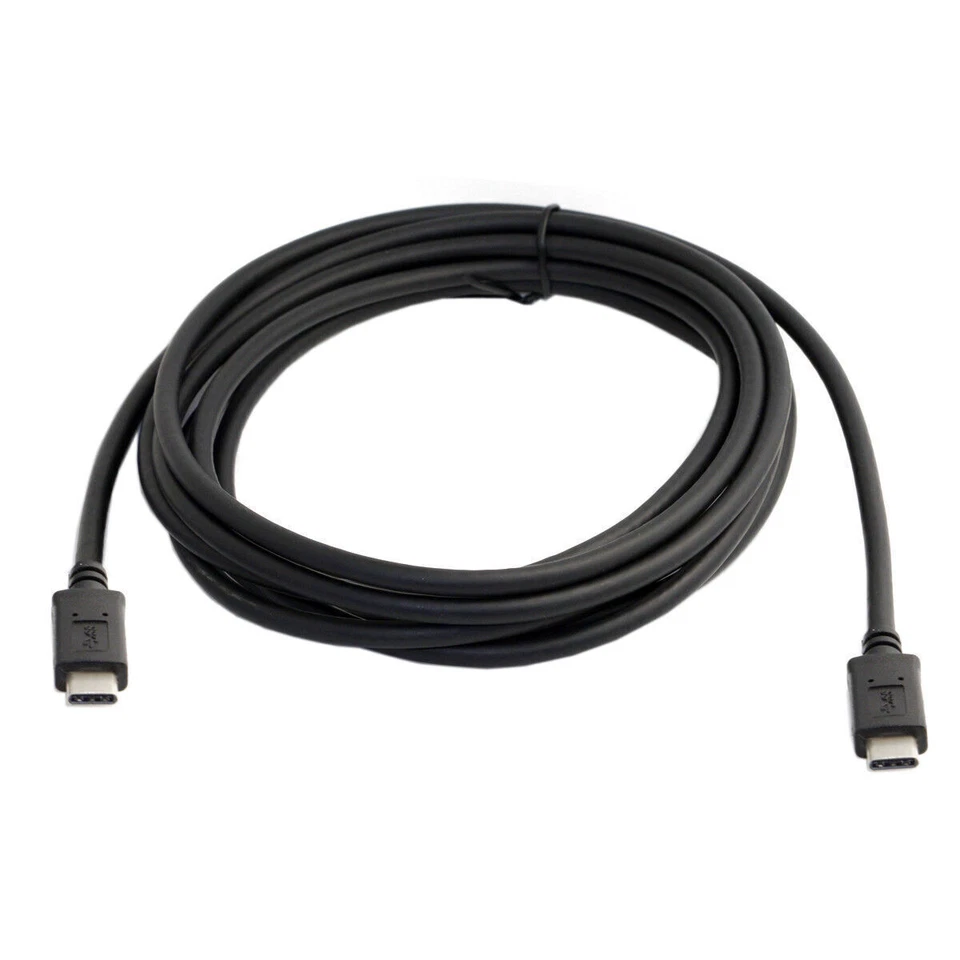 3m 10Gbps Reversible USB 3.1 Type-C Male to USB-C Male Data Cable for Laptop - Image 3 of 4