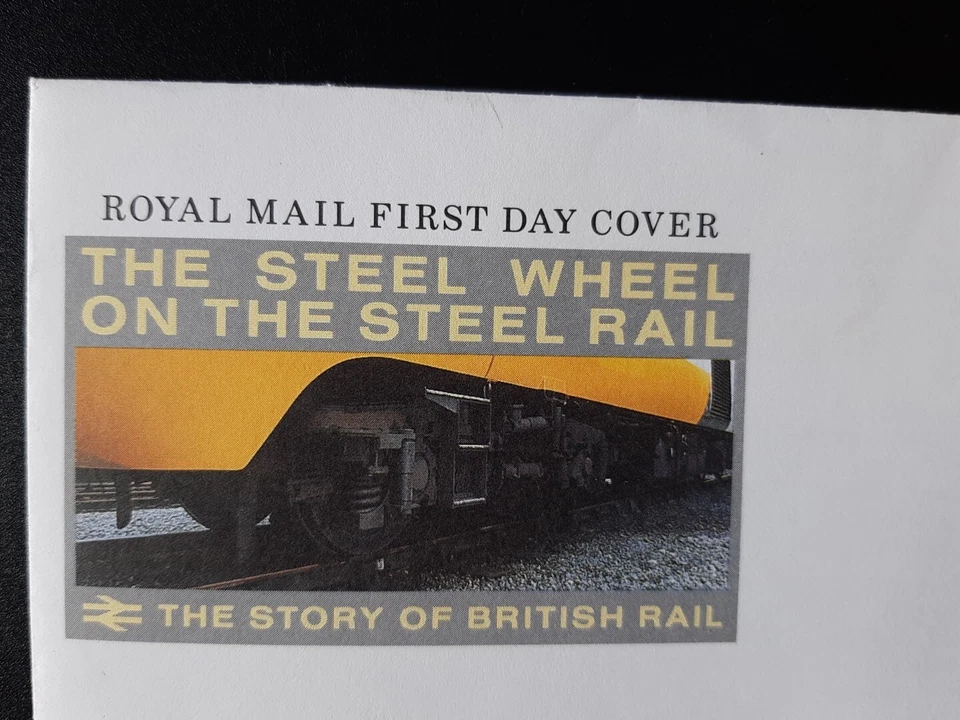 1986 GB FDC Story of British Rail Steel Wheel On The Steel Rail 12p 17p 31p - Image 3 of 4
