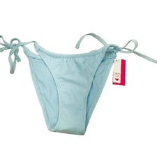Xhilaration Women's Sz Small 0-2 High Leg Scoop Waist String Bikini Swim Bottom