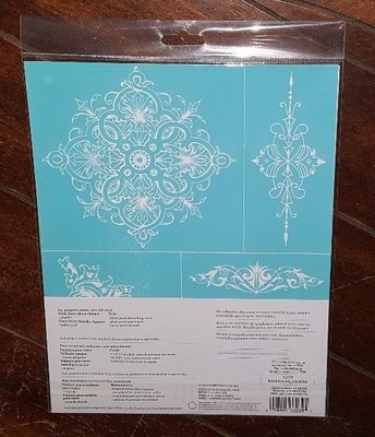 とーい Martha Stewart Adhesive Silkscreens 5 Designs ~ORNATE ACCENTS
