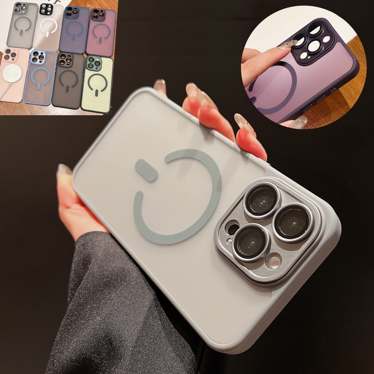 Shockproof Frosted Mag Safe Case For iPhone 17 Pro Max 16 15