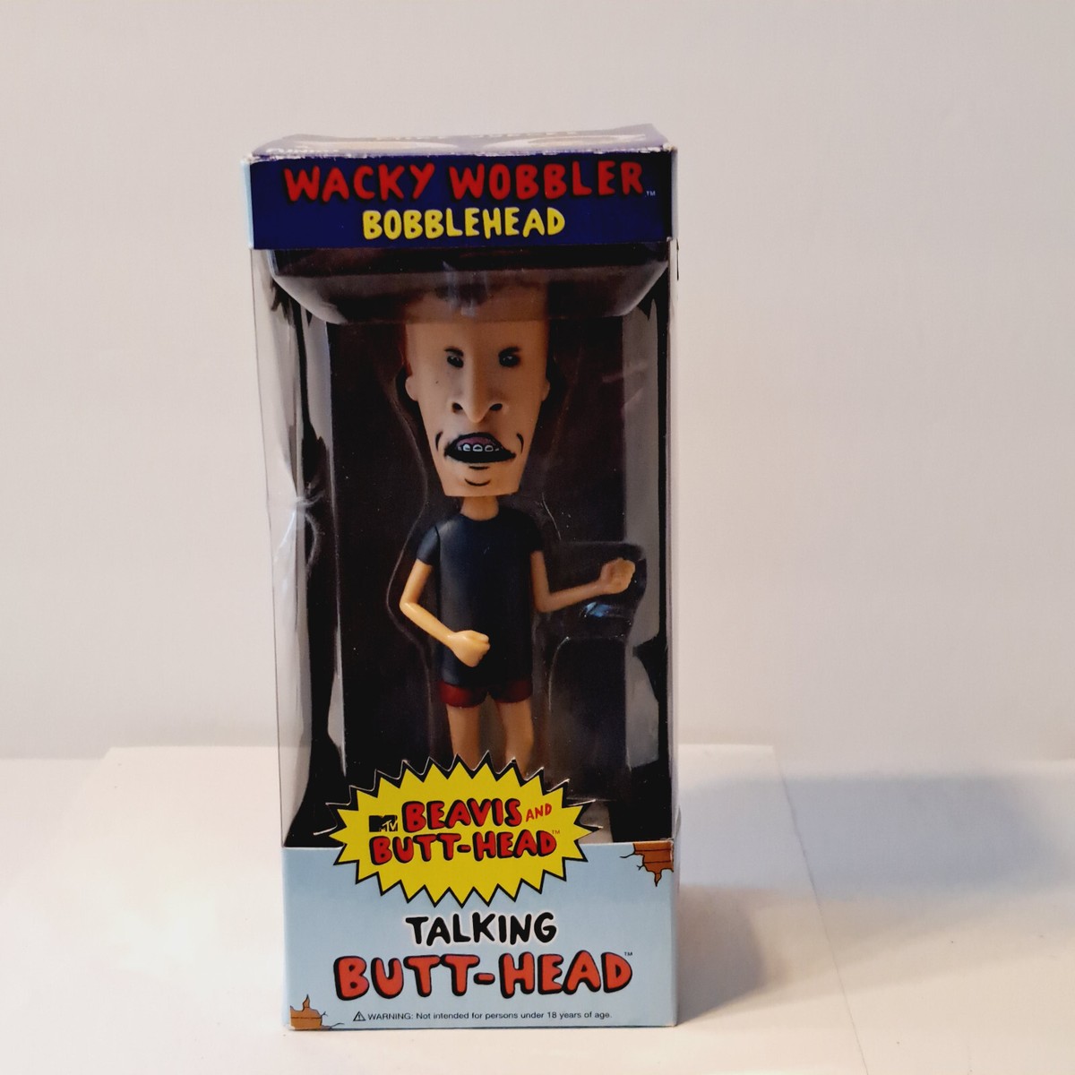 2011 Funko Wacky Wobbler Talking Butt-Head Bobblehead in box 2011 Funko Wacky Wobbler Talking Butt-Head Bobblehead in box