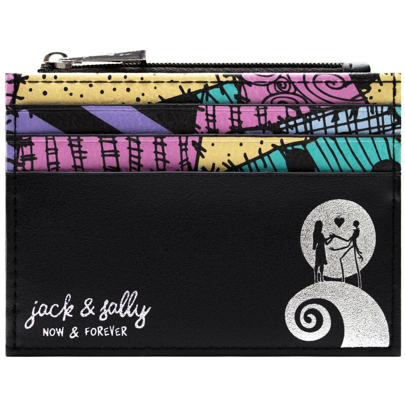Nightmare Before Christmas Jack Sally Now Forever Zipper Coin Card Purse *SECOND