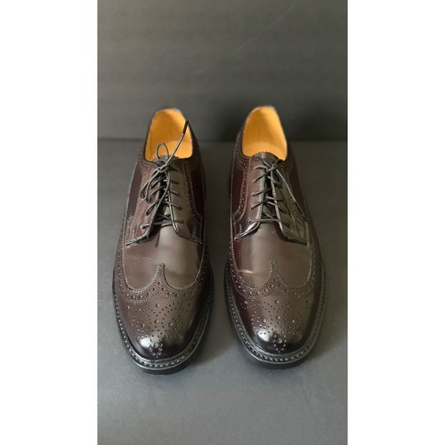 Florsheim Imperial Wingtip Oxford Dress Shoes Leather Burgundy 8.5 D