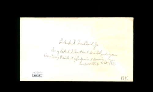 Lee MacPhail JSA Signed FDC 1982 First Day Cover Cache Jackie Robinson Autograph - Picture 2 of 3