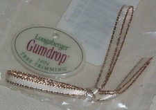 Longaberger 2004 Gumdrop Tree Trimming Christmas Basket Tie-on Retired