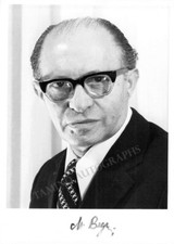 Begin, Menachem - Signed Photograph