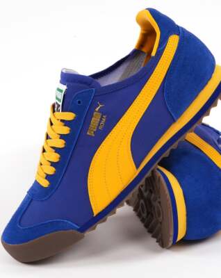 スニーカー PUMA Roma OG Nylon Yellow 36240845 PUMA ROMA NYLON OG Vintage men's shoes 362408-45 yellow | eBay