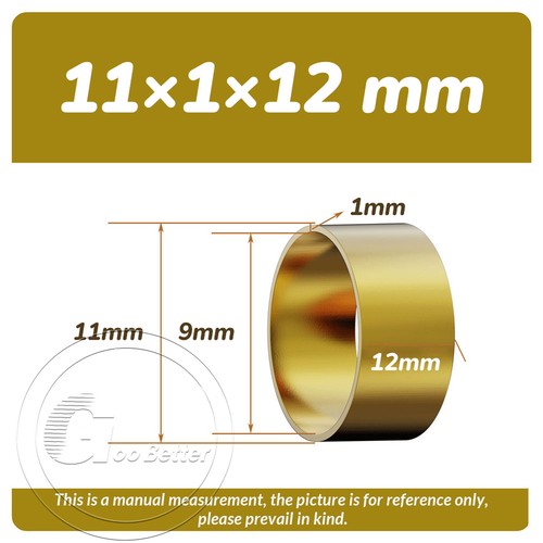 Brass Bushing Sleeve Collar OD 6 7 8 9 10 - 22mm Round Hollow Tube 6-50mm Long - Picture 44 of 85