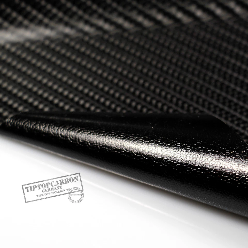 6,57€/m² 4D Premium Carbon Autofolie 200 x 152cm schwarz glanz Luftkanal Folie - Bild 3 von 3