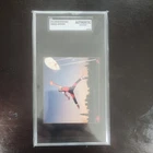 1994 UPPER DECK NIKE MICHAEL JORDAN JUMPMAN LOGO POSTER CARD (COLOR ADDED)