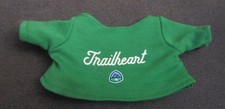 Sales Force Mascot Astro Green Trailheart Shirt - 4 " x 3"