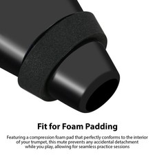 Lightweight ABS Trumpet Silencer Reduces Volume For Daily Practice CUVN