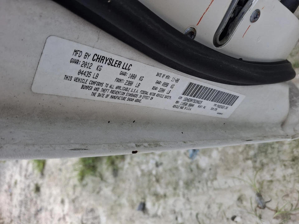 Used Front Center Interior Rear View Mirror fits: 2009 Dodge Caliber manual dimm - Image 3 of 4