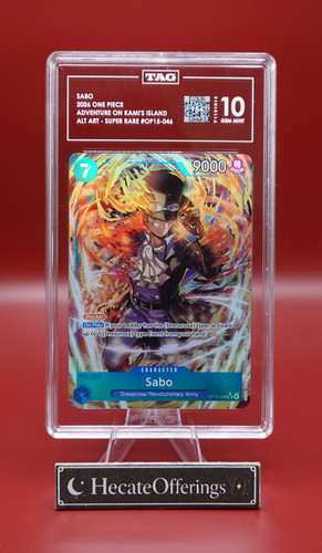 Sabo (Alternate Art) graded TAG 10 for sale on eBay