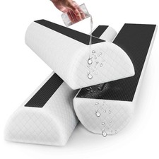 Bed Rail for Toddlers 2 Pack Memory Foam Bumper Guard w Dual Non-Slip Pads ...