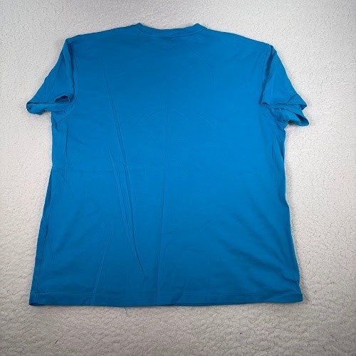 Koszulka polo Ralph Lauren męska średnia niebieska turkusowa bawełna klasyczny krój logo kucyk - Zdjęcie 7 z 8