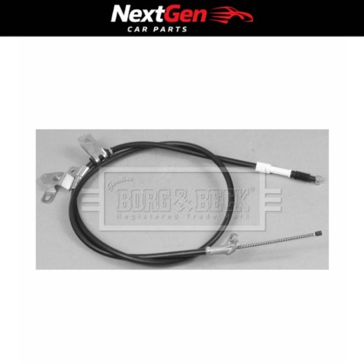 Borg & Beck Brake Cable Lh Rear for Toyota Corolla Verso 01-04