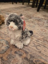 Ty 2.0 Beanie Baby - CRICKET the Cat 6" NEW MWMTs Plush Stuffed Animal Toy