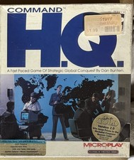 Command HQ PC Game in Big Box 2.0  on 3.5 floppy disk sealed