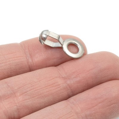 Heavy Duty Stainless Steel Loop Connectors for #10 Ball Chain 10-Pack