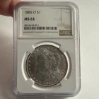 1885-O Morgan Silver Dollar $1 - NGC MS63 - New Orleans