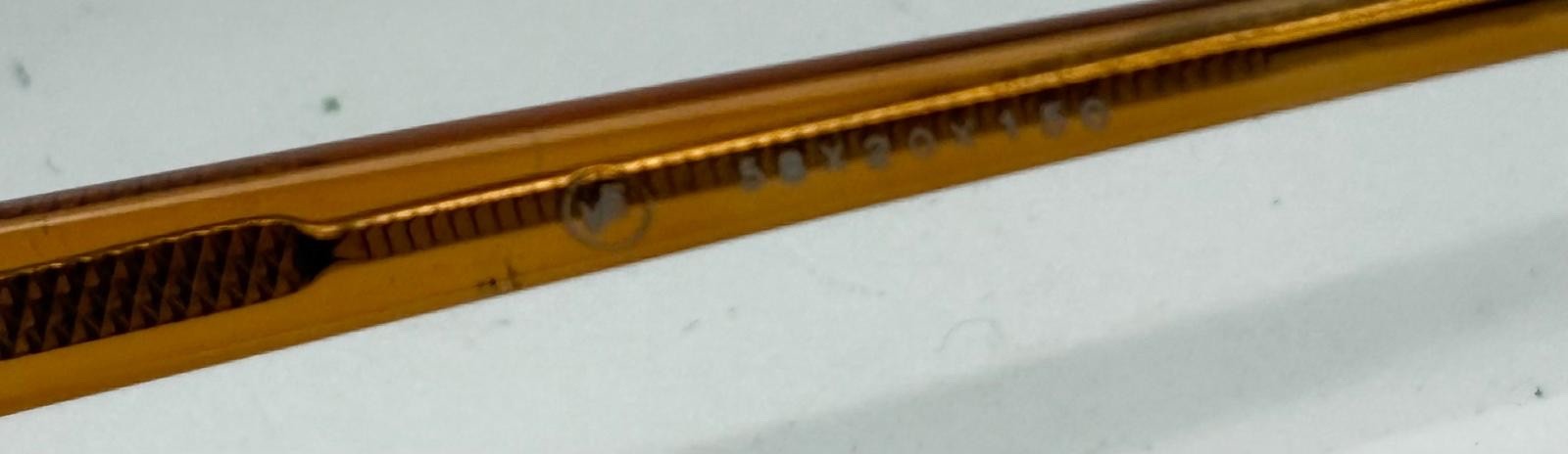 Vintage Flyer Brown Translucent Pilot Sunglasses … - image 7