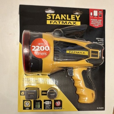 STANLEY FATMAX 10W LED Rechargeable Spotlight 2200 lm USB Power Bank
