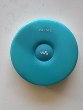 Sony CD Walkman D-EJ001 Portable CD Player Aqua Blue Display Not Working