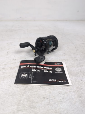 #ad #ad Vintage Abu Garcia Black Max 3600 Fishing Reel Made in Sweden With Manual $44.95