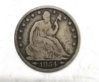 1854 O Liberty Seated Silver Half Dollar 50c US Coin You Grade It A20