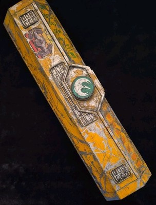 Star Wars Disney Galaxy's Edge Legacy Lightsaber CUSTOM Painted CASE OOAK HILT