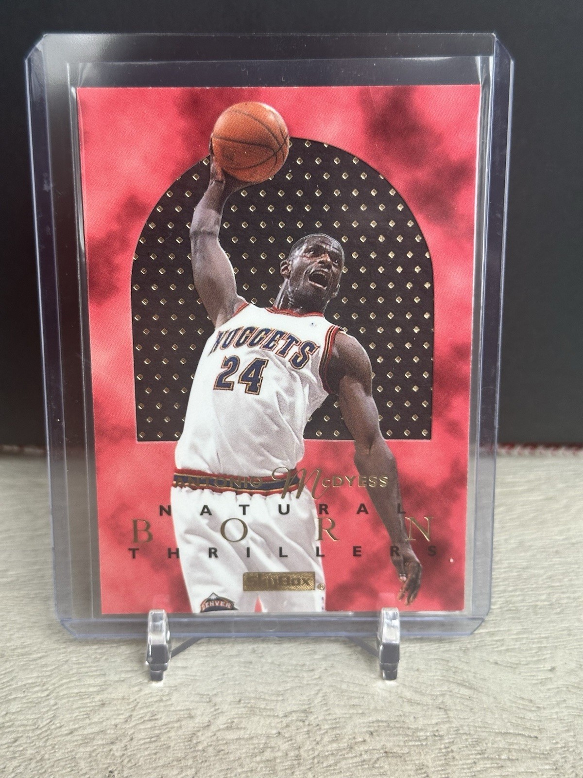 1995-96 Skybox E-XL Natural Born Thrillers Antonio McDyess #2 of 10 RC