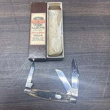 Schatt & Morgan 063150  limited edition Reverse Gunstock bone Stockman.