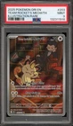 Pokemon Team Rocket's Meowth Destined Rivals Illustration Rare #203 PSA 9 Mint