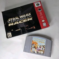 Star Wars Episode 1 Racer Nintendo 64 N64 Cartidge Manual Box