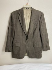 Polo University Club Ralph Lauren Blazer 42R 100 Wool Plaid USA Vintage