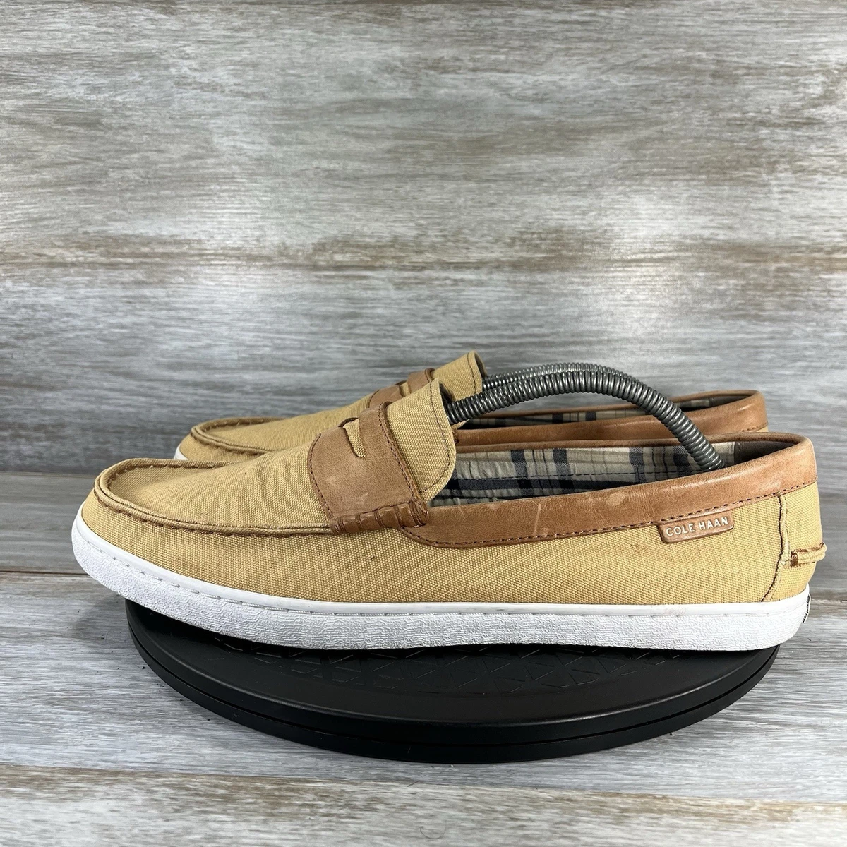 COLE-HAAN Grand 360 Men\'s Brown Leather Silpon Loafer Size 11.5M (106) Cole Haan Lace Up Casual Shoes for Men for sale | eBay main image 3