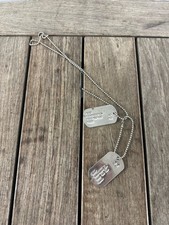 Vintage Naval Aviator Dog Tags Killed In Crash 